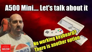 Amiga A500 mini. No working keyboard? There is another option