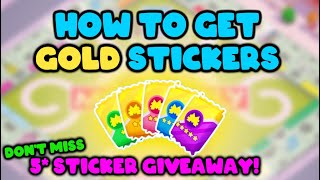 How to get GOLD stickers in Monopoly Go!