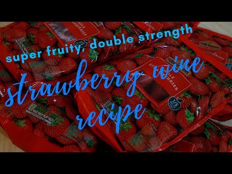 making strawberry wine that tastes like a strawberry