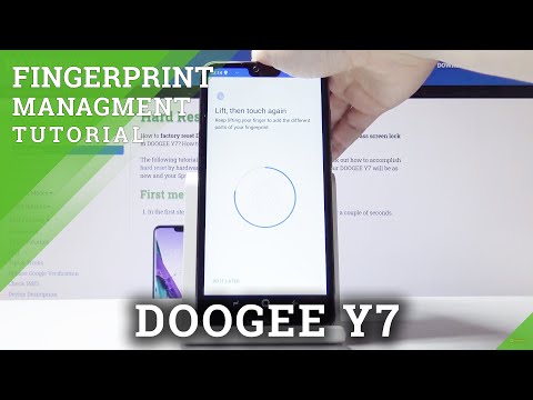 How to Add Fingerprint on DOOGEE Y7 - Unlock by Fingerprint