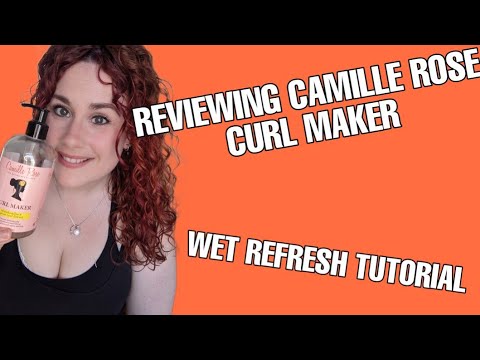 CAMILLE ROSE CURL MAKER REVIEW- how to refresh waves...