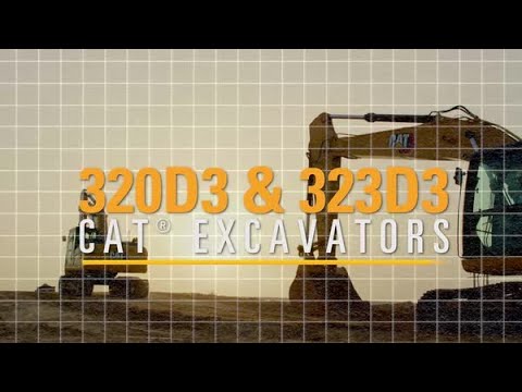 Cat 320D3 / 323D3 Hydraulic Excavators Video