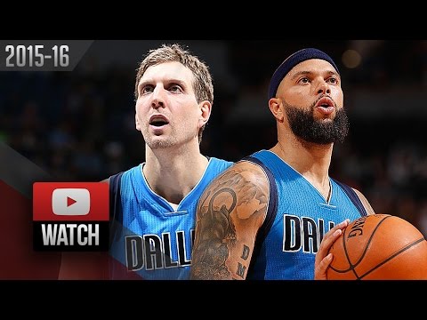 Dirk Nowitzki & Deron Williams Full Highlights at Jazz (2016.04.11) - PLAYOFFS!