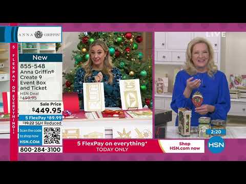 HSN | Craftober Event - Anna Griffin Elegant Paper Crafting 10.24.2023 - 11 AM
