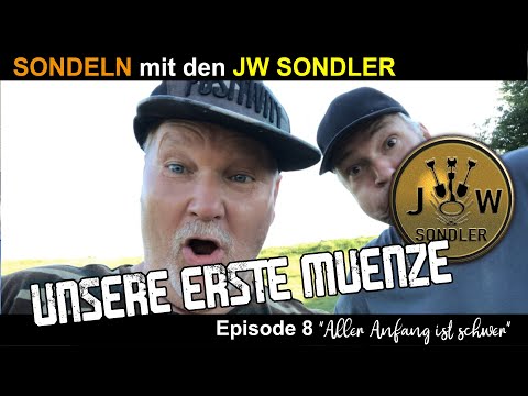 SILBERMÜNZE unser erster Münzfund Sondeln auf dem Acker.