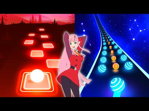 2 Phut Hon - Tiles Hop Vs Dancing Road - YouTube