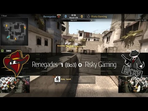 Renegades vs Risky Gaming Day1 6경기 2세트 PGL CS:GO Asia -EsportsTV