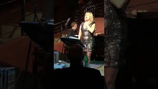 Birgit Beer sings Ich bin von Kopf bis Fuss auf Liebe eingestellt at Crazy Coqs
