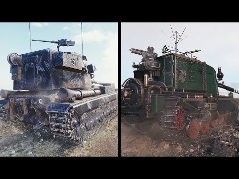 FV215b 183 & FV4005 Stage II • Huge Damage, Fast Battles • World of Tanks