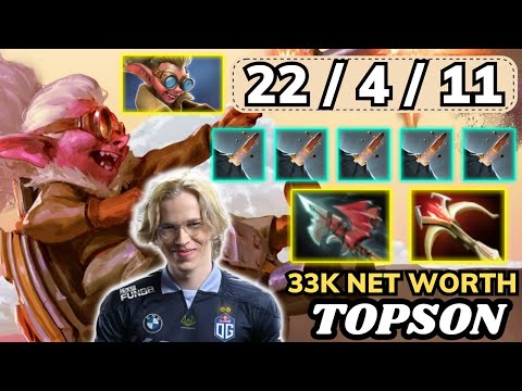 🔥 TOPSON Snapfire 22 KILLS Midlane Highlights 🔥 EZ For Topson - Dota 2
