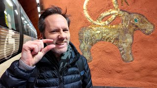 Rinkeby - The mosaic rune stone station - Stockholm underground