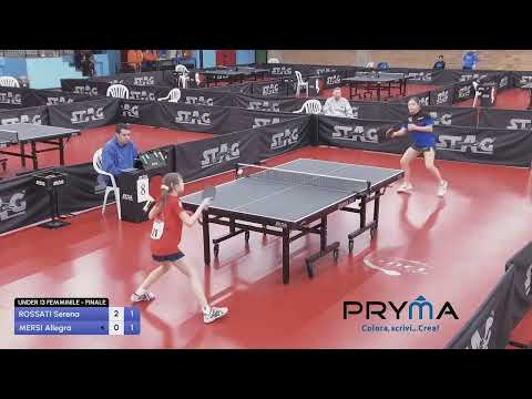 U13 Girls Singles Final | Rossati Serena - Mersi Allegra | Italian National Tournament 2025