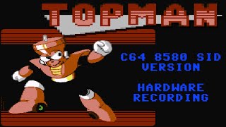 Mega Man 3 - Top Man / Cover - C64 - 8Bit / SID 8580 hardware recording -  Oscilloscope View