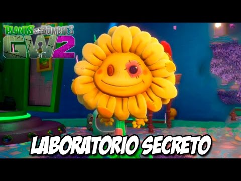 Plantas vs Zumbis Garden Warfare 2 - Laboratório SECRETO e o Girassol de Pelúcia