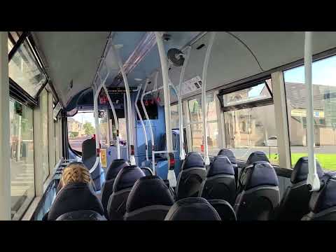 Onboard East Gateshead Orbit 52 - Go North East 5449 - NK66 EVL