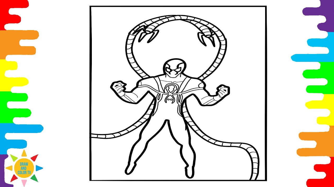 Spider-Man 2099 Coloring Pages ❓Marvel Spider-Man Coloring Pages | Syn Cole - Need Ya