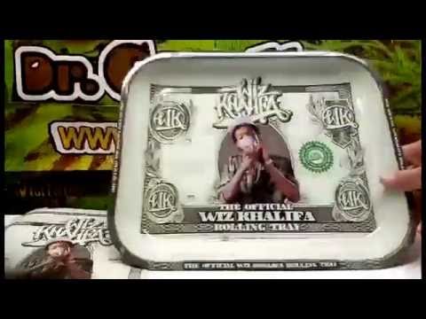 Dr. Cogollo GrowShop - Bandeja Metálica Wiz Khalifa para líar cigarros y no ensuciar