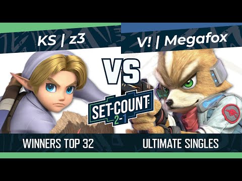 Set Count 2-1: KS | z3 (Young Link) vs V! | Megafox (Fox, Hero) Winners Top 32