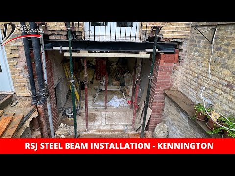 RSJ STEEL BEAM INSTALLATION - KENNINGTON