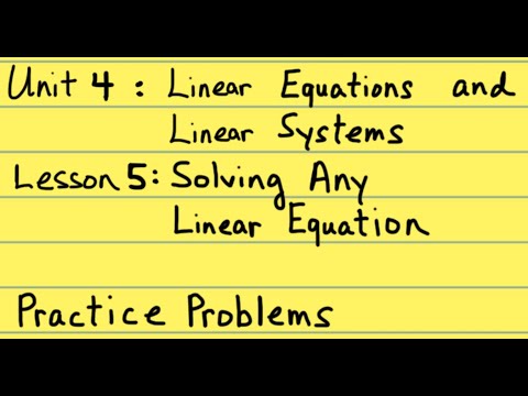 8th Grade Illustrative Mathematics: Gr. 8; U4; Lesson 5: Practice Problems