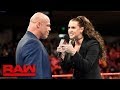 Stephanie McMahon Takes Issue With Kurt Angle And UnderSiege Raw Oct 30 2017