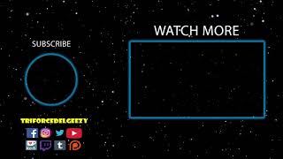 Sample of template I created for my Youtube Channel