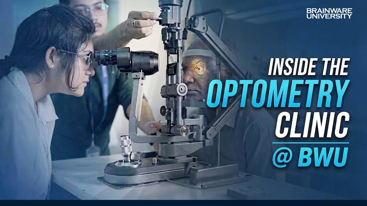 Inside the Optometry Clinic of Brainware University | Advanced Eye Care & Community Service