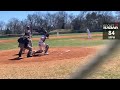 Matthew Shorey pitching 3-14-22