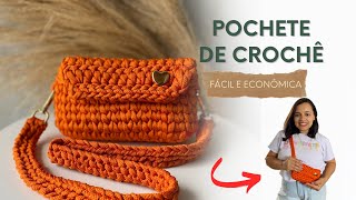 Pochete De Crochê Fácil | Bolsa Pochete de Crochê | Tutorial Pochete para Iniciantes