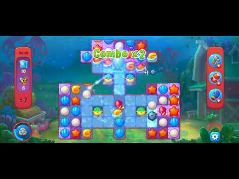 Fishdom Hard Level 9030 (with ingame lightning and firecracker boosters) @choraelmin