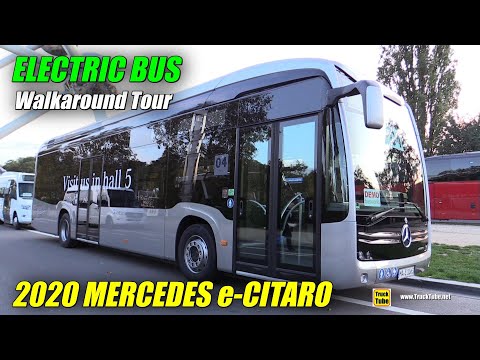 2020 Mercedes e-Citaro Walkaround - Electric Bus Exterior Tour