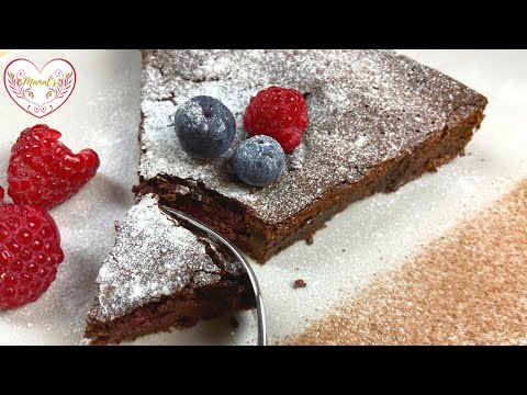 Chocolate fudge cake | Super EASY and TASTY dessert recipe [ENG] [FR] [DE]