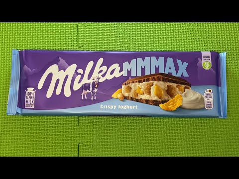 Milka MMMAX Crispy Joghurt Unboxing / Milka / Satisfying ASMR  #milka