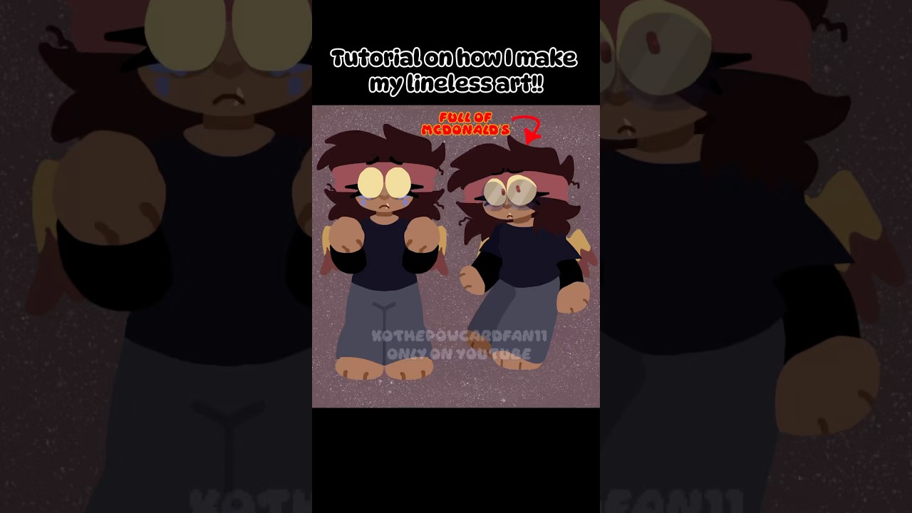 Lineless Art Tutorial || #art #digitalart #okko #arttutorial