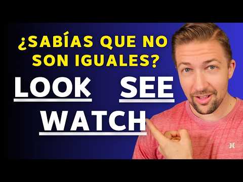 ¡No confundas estos 3 verbos CRUCIALES en inglés!