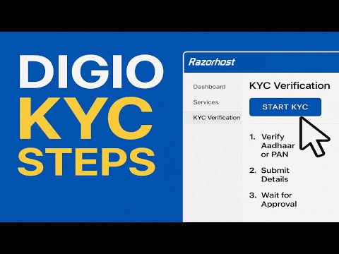 How to Complete KYC on Razorhost using Digio | Step-by-Step Verification Guide