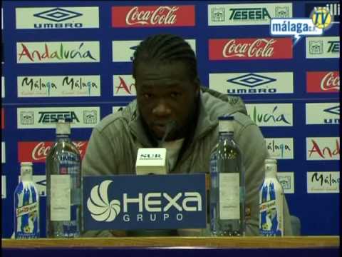 Málaga Club de Fútbol TV. Entreno: jueves 21/01/10. Rueda de prensa