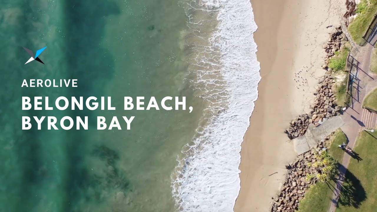 Behold the enchanting panoramas of Belongil Beach.