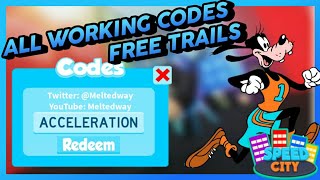 Best Trail In Speed City Roblox 2019 How To Get Free Robux - all admin speed city simulator codes speed city roblox admin update 5 roblox