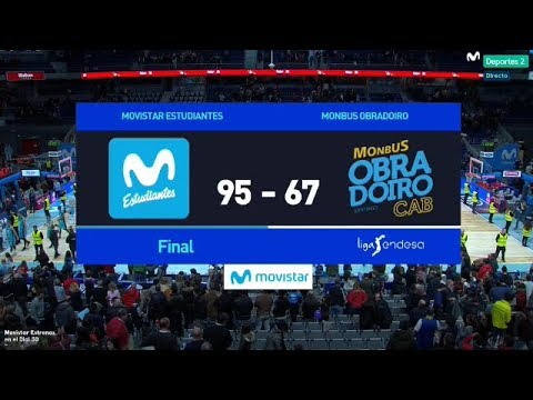 L.ACB 17/18 J13  Movistar ESTUDIANTES Vs Monbus OBRADOIRO