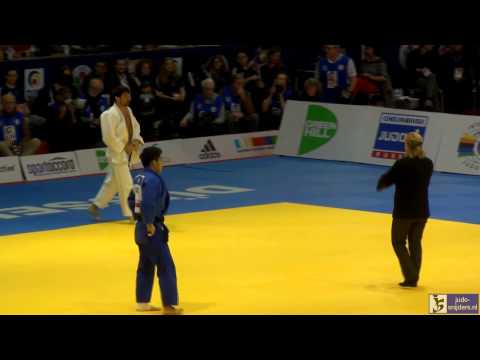 Judo 2015 Grand Prix Dusseldorf: Scvortov (UAE) -  An (KOR) [-73kg] bronze