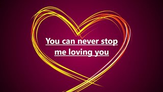 Johnny Tillotson - You Can Never Stop Me Loving You (with lyrics)