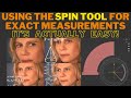 Using The Spin Tool For Precise Measurements In Blender