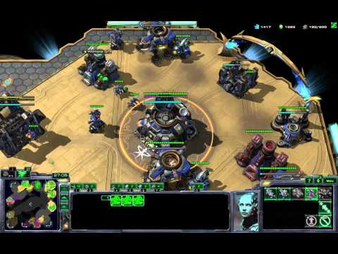 50+ Mutas vs Raven/Hellbat - Starcraft 2 HotS