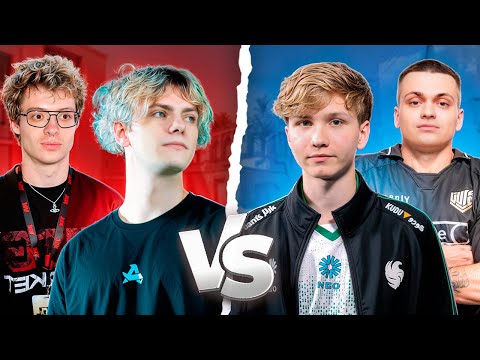 DEKO and DANGERLYOHA VS M0NESY and BUSTER ON THE ROPE FROM EVELON! (CS 2) #deko #cs2