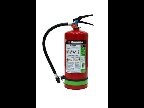 Minimax Clean Agent Fire Extinguisher