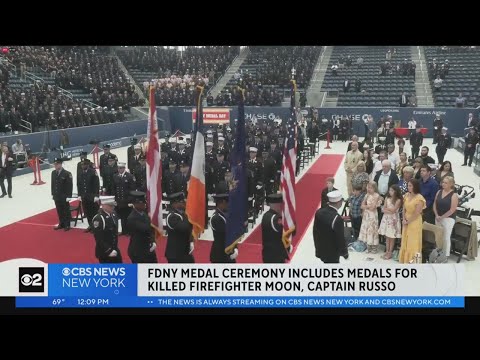 FDNY honors Firefighter Moon, Capt. Russo
