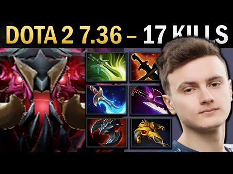 Shadow Fiend Gameplay Miracle with 17 Kills and Butterfly - Dota Ringmaster