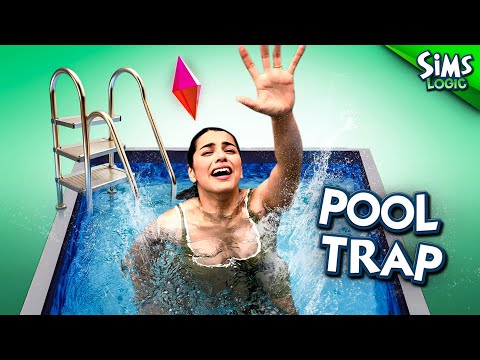 Trapped in a pool in The Sims
