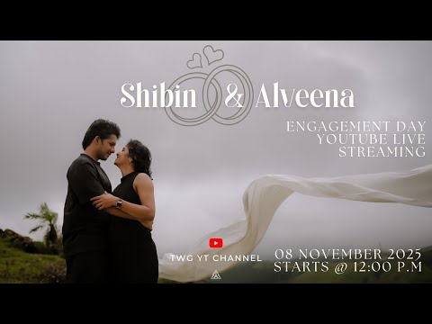 Shibin Stephen & Alveena Mathew Engagement Day | Live Streaming |